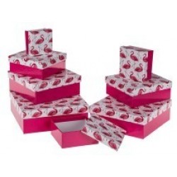 CAJA REGALO FUCSIA FLAMINGO 5