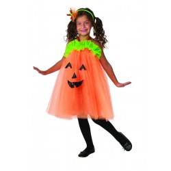 DISFRAZ 3A4AÑOS CALABAZA TUL