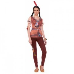 CAMISA T-M INDIA AMERICANA NATIVA