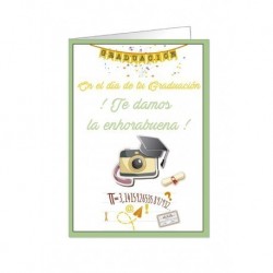 TARJETA POSTAL MAXI GRADUACION 