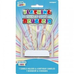BLISTER SOPORTE VELA FORMA N30 C/LUZ