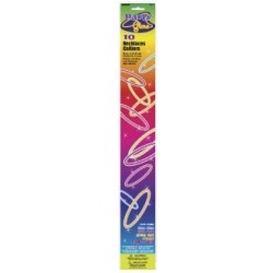 PAQ.10/U COLLARES NEON COL.SURT 55.88CM