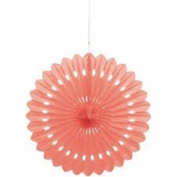  ABANICO PAPEL CORAL 40,64CM