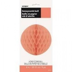   COLGA BOLA NIDO ABEJA CORAL 20,32CM
