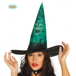 $D SOMBRERO BRUJA C/FANTASMA
