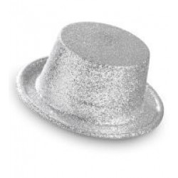   CHISTERA PLASTICO PLATA PURPURINA