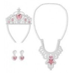 SET INFANTIL PRINCESA COLLAR TIARA PENDI