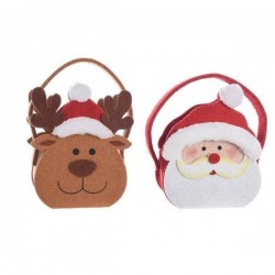 $D BOLSO TELA XMAS SURT.