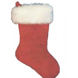 CALCETIN PAPA NOEL ROJO 64CM