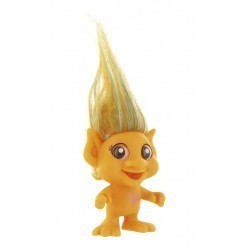 FIGURA TARTA TROLLS  NARANJA 5CM