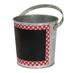 CUBO GALVANIZADO C/PIZARRA 12CM