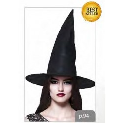   SOMBRERO BRUJA URSULA NEGRO