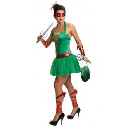  DISFRAZ T-XS CHICA TORTUGA RAPHAEL