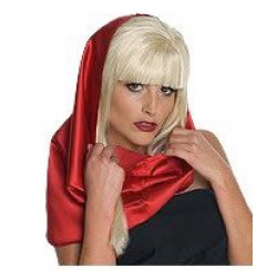   PAÑUELO CABEZA LADY GAGA ROJO