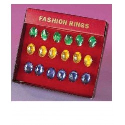 CAJA ANILLOS COLORES SURTIDOS