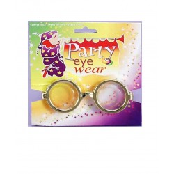   GAFAS REDONDA METAL ORO