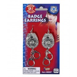 PENDIENTES INSIGNIA POLICIA