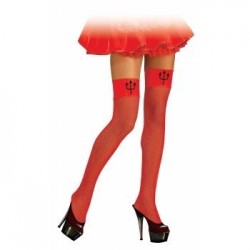   MEDIAS DE RED DIABLESA SEXY ROJA