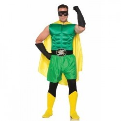   GUANTES LARGOS ADULTO HEROE NEGRO