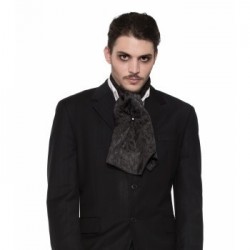   PAÑUELO CUELLO SATINADO NEGRO