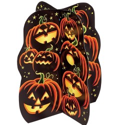 CENTRO MESA CALABAZAS HALLOWEEN 3D 34CM