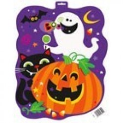 SILUETA CARTON BOO HALLOWEEN 40CM