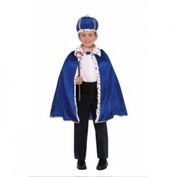 SET INFANTIL CAPA CORONA REY