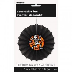 ABANICO ESQUELETO HALLOWEEN 30,4CM