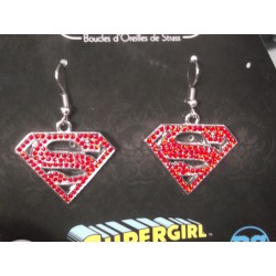 PENDIENTES SIMBOLO SUPERGIRL