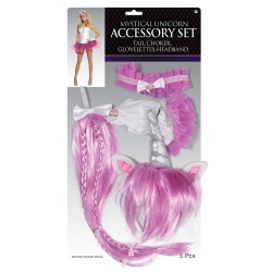 SET 5 PZ ACCESORIOS UNICORNIO ROSA