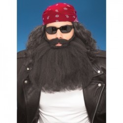   BARBA   BIGOTE NEGRO ROQUERO