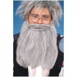 SET BARBA Y BIGOTE GRIS