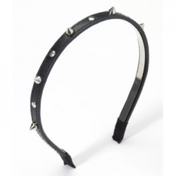 DIADEMA MOTORISTA NEGRA C/PINCHOS