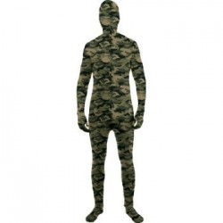  DISFRAZ SOMBRA T-UNICA MILITAR