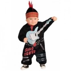 ! DISFRAZ BEBE NIÑO PUNK