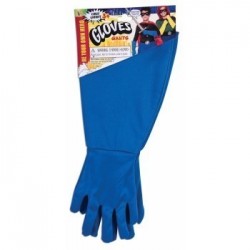 PAR GUANTES LARGOS INFATIL HEROE AZUL