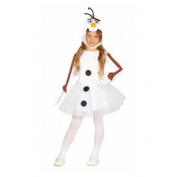 DISFRAZ 3A4AÑOS MUÑECO DE NIEVE NIÑA