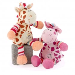 PELUCHE JIRAFA 2 COL.SURT 28CM