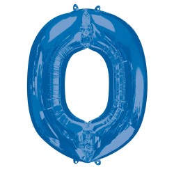   GLOBO 34" FOIL LETRA O AZUL