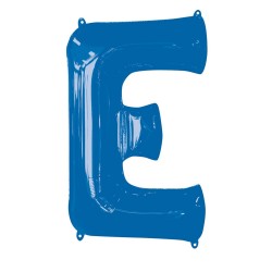   GLOBO 34" FOIL LETRA E AZUL