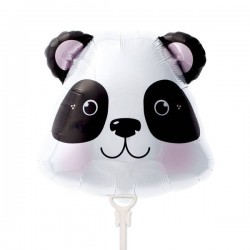 $ GLOBO 14" PALO FOIL AUTOCIERRE PANDA