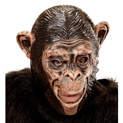 MASCARA CHIMPANCE BOCA ABIERTA