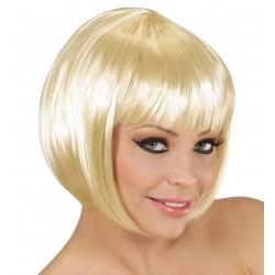 PELUCA CORTA C/FLECO RUBIA