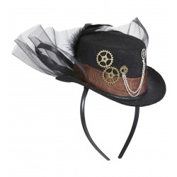 DIADEMA MINI CHISTERA STEAMPUNK