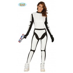  DISFRAZ T-S/M CHICA SOLDADO ESPACIAL