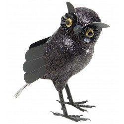 BUHO ESCARCHA NEGRA 18,5CM