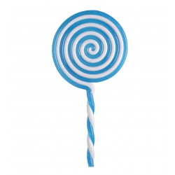 $D PIRULETA CARAMELO AZUL 22CM