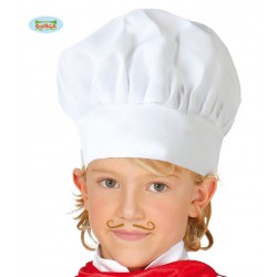    GORRO INFANTIL COCINERO BLANCO
