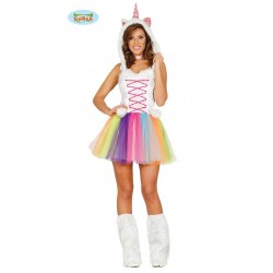  DISFRAZ T-M CHICA UNICORNIO FALDA TU