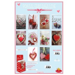 $D TARJETA POSTAL FANTASIA LOVE  